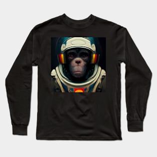 Astronaut Chimp - best selling Long Sleeve T-Shirt